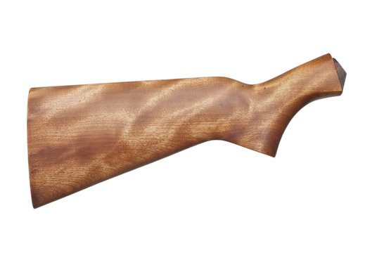 Wood rifle stock