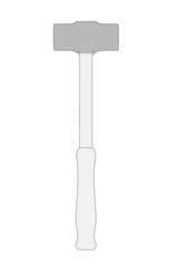 cartoon image of hammer (work tool)