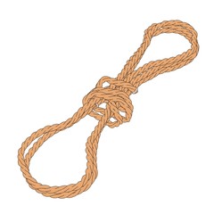 cartoon image of simple rope