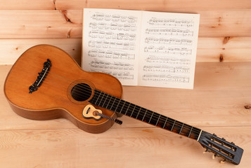 MUSICAL INSTRUMENTS, TWO GUITARS