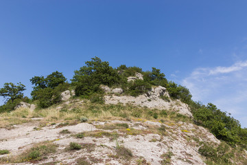 Parco regionale Vena del gesso Romagola monte Mauro , cima .