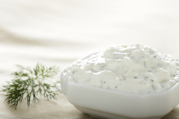 Homemade cottage cheese cream