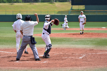 高校野球の試合