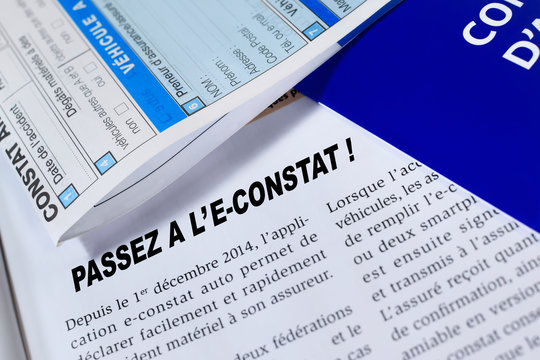 constat,application pour smartphone