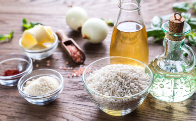 Risotto ingredients