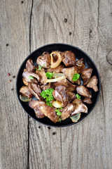 Fried chicken liver