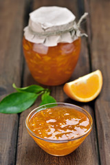Jam from citrus fruits