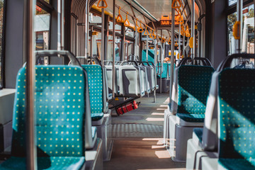 Interior of a Lvov tram