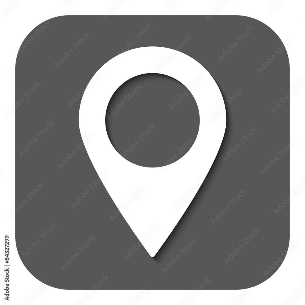 Poster the pointer icon. navigation and location symbol. flat