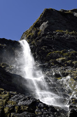 Routeburn waterfall, New Zealand