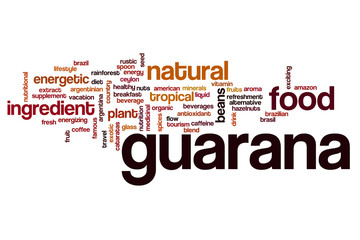 Guarana word cloud concept
