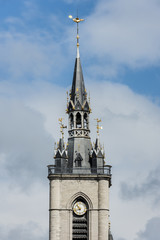 Fototapeta na wymiar The belfry of Tournai, Belgium.