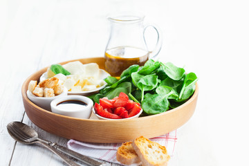 Ingredients for salad