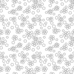 Fototapeta premium Simple floral backdrop