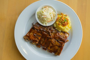 BBQ pork ribs