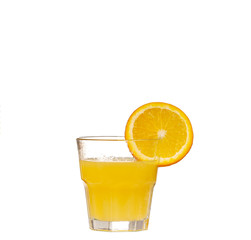 Orange juice in a glass