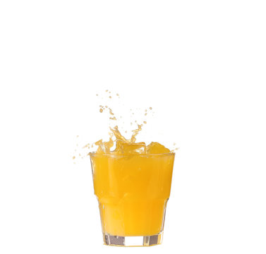Orange juice in a glass