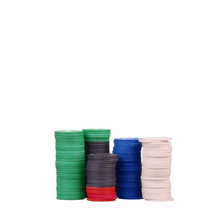 Chip  isolated on white background.