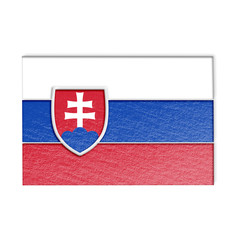 slovakia national flag illustration