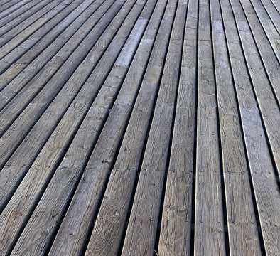 gray plank wooden floor