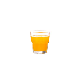 Orange juice. Isolated on white background
