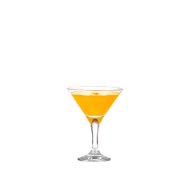 Orange juice. Isolated on white background