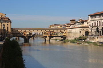Florenz, Ponte Vecchio, Arno © Wosch