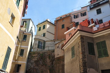 Fototapeta na wymiar Cinque Terre in Italien, Vernazza