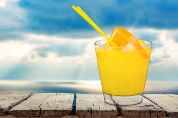 Juice, Cocktail, Orange Juice.