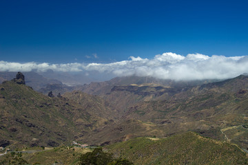 Fototapeta na wymiar Gran Canaria, Caldera de Tejeda in May
