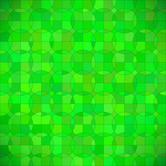 Fototapeta na wymiar Green Geometric Circle Background