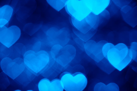 blue heart wallpaper