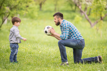 Father and son