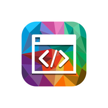 Geometric App Button