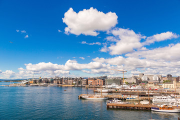 Obraz premium Oslo skyline and harbor. Norway