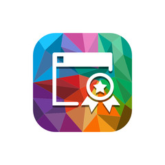 Geometric App Button