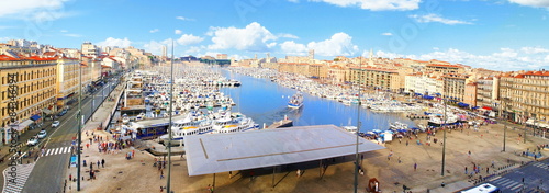 Panorama du Vieux Port à Marseille