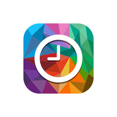 Geometric App Button