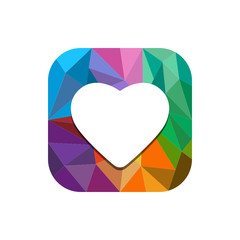Geometric App Button