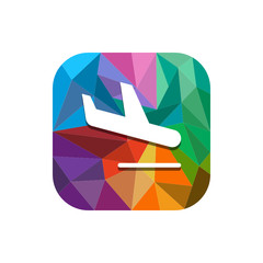 Geometric App Button