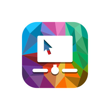 Geometric App Button