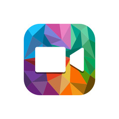 Geometric App Button