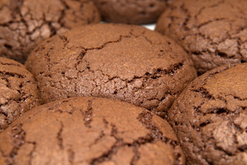 freshly made choocolate cookies