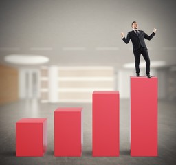 Fototapeta premium Successful businessman