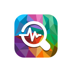 Geometric App Button