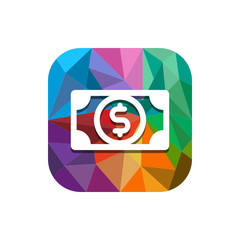 Geometric App Button