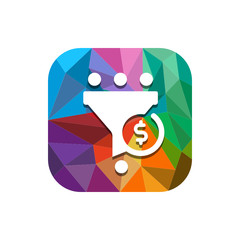 Geometric App Button