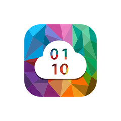Geometric App Button