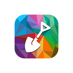 Geometric App Button