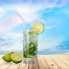Mojito, Cocktail, Lime.